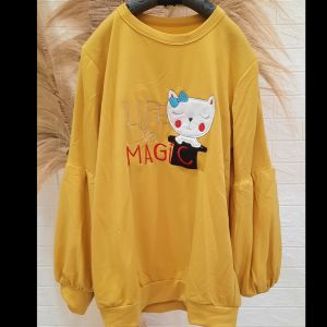 ATASAN WANITA TANGAN BALON LENGAN PANJANG PUFF HAND BAHAN BABYTERRY