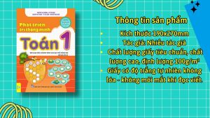 Sách - Phát Triển Trí Thông Minh Toán Lớp 1 ( Biên soạn theo chương trình GDPT Mới ) - Ndbooks