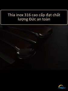 [Set 2 Cái] Thìa Ăn Cơm Ăn Phở Inox 316 SSGP Muỗng Súp Lòng Sâu Đúc Nguyên Khối Sáng Bóng Như Gương Dày Dặn Cao Cấp Đạt Chất Lượng LFGB Đức