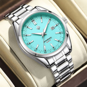 LIGE Sub Brand BANGWEI Business Men Watch Waterproof Stainless Steel Quartz Watch Luminous Fashion Calendar Watches for Men + Box