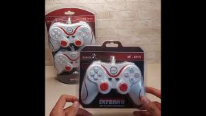 Gamepad Inferno Double Getar USB Stik Joystik for PC Komputer Laptop Playstation