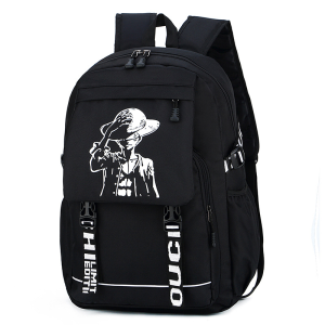 Anime One Piece Backpack for School Waterproof Packbag Napsack Large Capacity Knapsack School Bag Luffy School Bag
