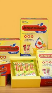 Thạch ăn Yến huyết Tâm An Hỗ trợ tăng cường tiêu hoá ăn ngon ngũ ngon tăng sức đề kháng Hộp 20 gói