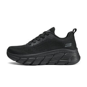 Skechers | Shock Absorption Bounce Cushioning Elevated Sole Womens Running Shoes