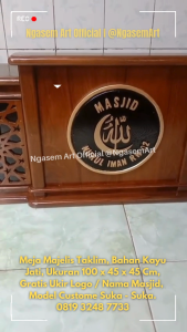 MIMBAR MAJELIS MINIMALIS MEJA MAJLIS