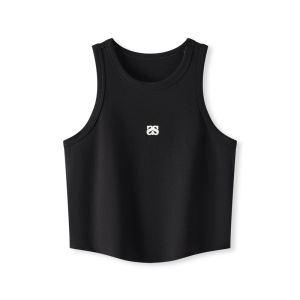 Semir Womens Printed Vest Casual Slim Fit Inner Wear Tank Top Sweet Spicy Style Cotton Blend Fabric Spring Season