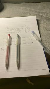 ปากกามูจิ ปากกาMUJI (ปากกาเจล แบบกด ขนาด 0.5 mm)