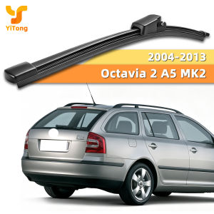 Yitong Fit For Skoda Octavia 2 A5 MK2 2004-2013 Rear Wiper Blade Natural Rubber Quiet All Weather Automotive Replacement Parts