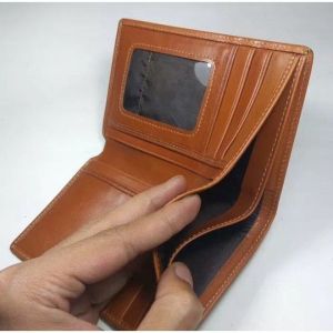Dompet Kulit Pria 3/4 Kulit Garut
