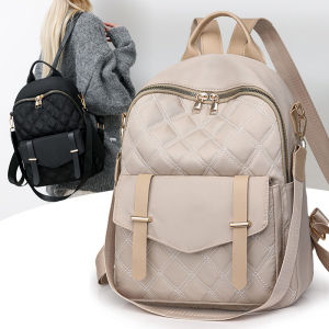 กระเป๋าเป้สะพายหลังผ้าอ็อกซ์ฟอร์ดสำหรับเดินทางแบบลำลองสำหรับผู้หญิง กระเป๋าใส่หนังสือขนาดเล็ก กันน้ำ กระเป๋าสะพายไหล่แบบสองข้าง กระเป๋าสะพายไหล่แบบลำลองสำหรับเดินทาง