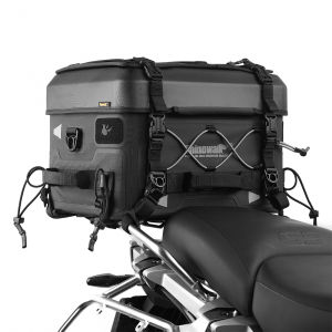 ‌Rhinowalk Motorcycle Tail Bag 22-36L Large Capacity 100% Waterproof Luggage Shockproof With Hdpe Board (Fits Full Helmet) Fall-Resistant And Wear-Resistant Refrigerated And Heat-Insulating Travel Storage Luggage Back Seat Bag Camera Bag