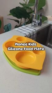 Monee Kids Silicone Food Plate - Peralatan Makan Anak