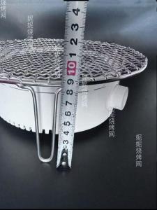 Stainless Steel BBQ Grill Net Tea Boiling Stove Indoor Electric Ceramic Stove Anti-Scalding High Leg Grilled Orange Grid