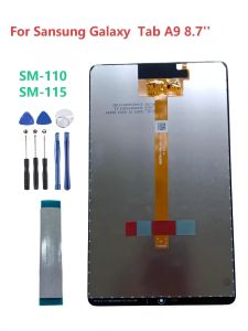 NEW For Samsung Galaxy Tab A9 8.7" SM-X110 SM-X115 X110 X115 LCD Display Touch Screen Digitizer Glass Assembly Repair Parts