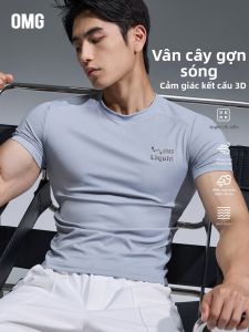 omg | Áo Thun Nam Tay Ngắn Ôm Body Thoáng Khí