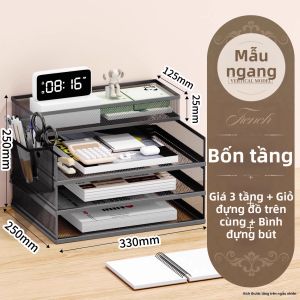MINGZHUO | Tủ Sắp Xếp Tài Liệu Kệ Sách Giá Đỡ