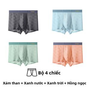 MiiOW | Quần lót nam Ice Silk kháng khuẩn thoáng khí thấm hút nhanh khô quần đùi mùa hè cho thanh thiếu niên cạp vừa