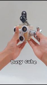 6 in 1 Busy Cube: Mainan Edukasi & Sensory Play Montessori
