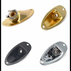 Soket Jack Input Output Bentuk Boat Oval Untuk Gitar Elektrik / Bass