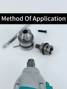 2-13mm Mabilisang Pagpapalit ng Drill Chuck Adapter Square Drive Metal Precision Drill Bit Converter