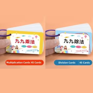 ZOUMUBAI | Multiplication and Division Practice Learning Cards for 1st to 2nd Grade