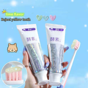 pemutih gigi kuning teeth whitening bodyaid toothpaste tiktok ubat gigi pemutih tartar remover Enzyme Whitening Toothpas Repair gums Teeth whitening remove to Yellow Tooth to bad breath tooth stains fresh breath anti-cavity Bacteriostatic