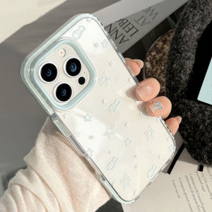Creative Cute Starfish Silicone Phone Case for iPhone 17 pro Max Transparent Womens Style Simple Fresh Design Apple Mobile Phone Cover