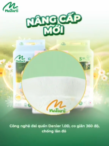[Tặng Khăn Xịn]Bỉm Tã Momo Diamond NATURE Hạt Bơ-Đủ Size(Siêu Thấm Hút-Siêu Chống Hăm)