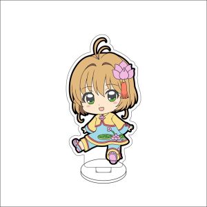 Bandai | Anime Card Captor Sakura Cos Kinomoto Sakura Li Syaoran Tomoyo Daidoji Yue 10CM Acrylic Đứng Hình Dễ Thương Đồ Trang Trí Quà Tặng Cho Người Hâm Mộ