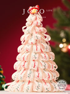 Bộ Vật Liệu Thủ Công Christmas Tree DIY JOJOS L. PD. Mr. Grocery White Creative Flocking 51cm-80cm Không Phát Sáng