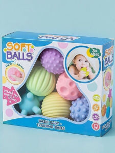 Baby Tooth Grinding Bath Toy Massage Ball Manhattan Handheld Chewable Silicone Toy for Infants And Babies Bath Time Fun