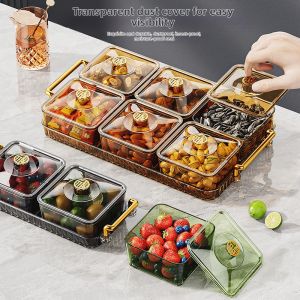 Transparent Dust-proof Snack Box with Tray