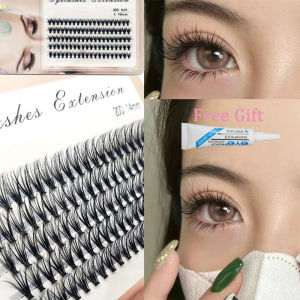 【Free Glue】5 Rows 20D 30D C Curl Lash DIY Extension Eyelashes Natural Soft Thick False Eyelashes