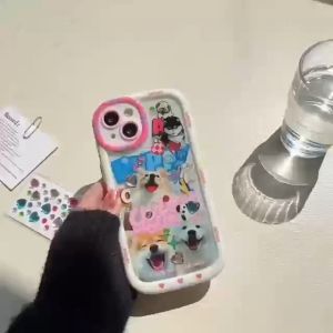 🖤ส่งจากไทยใน24ชม: เคสไอโฟน Pro Max 14 13 12 11 สติกเกอร์เพชร สติกลูกสูง การป้องกันตก Case สำหรับ iPhone 11