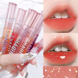 Liquid Light and Water Lip Honey Lip Care Oil Glass Lip Moisturizing Hydrating Lipstick for Women