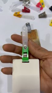 กิ๊ปหนีบบัตร / กิ๊ปพลาสติก / อุปกรณ์สำนักงาน / กิ๊ปห้อยบัตร