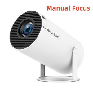 Magcubic HY300 Pro + Ultra Projector 8K 720P Portable Projector with WiFi 6 BT5.4 Auto Vertical Keystone 5W Speaker 180 Rotation