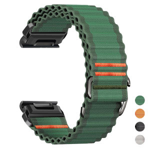 QuickFit 26mm 22mm Nylon Strap For Garmin Enduro 3 Epix Pro/Gen 2/Quatix/TACTIX 8/Descent G2/Fenix8 E 7 7X 6 6X 5X Band Bracelet