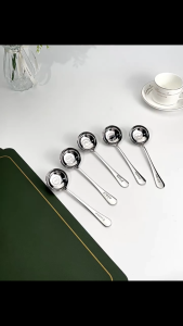 304 Stainless Steel Flat Round-Headed Spoon | Cute Animal Spoon Sudu Keluli Tahan Karat 不锈钢圆勺