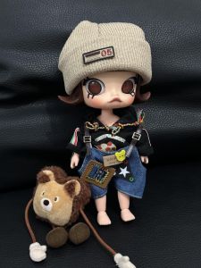 Molly 1:8 Scale Collectible Doll Clothes Jelly Vinyl Jasmine Outfit Hide And Seek Hello Moon Doll Clothing Toy Accessories