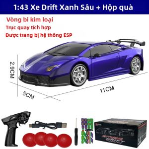 Xe Điều Khiển Từ Xa Mô Hình Drift 4WD Tỷ Lệ 1/43 Tốc Độ Cao Điều Khiển Từ Xa 2.4G Quà Tặng Xe Thể Thao Dành Cho Trẻ Em Và Người Lớn