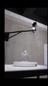 180cm Heavy-Duty Wall Mount Boom Arm 180° Rotatable- Projector & Studio Light Bracket for Softbox/Strobe/Ring Light
