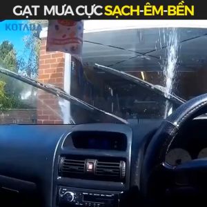 Gạt Mưa Ô Tô Silicone Thân Mềm Không Xương Ngàm U Cao Cấp Nhiều Kích Thước