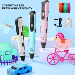 Upgraded 3D Printing Pen 9 Meter Pla Filaments Children S Birthday Christmas and New Year Gifts Three Dimensional Painting Tools