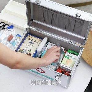 Medicine box Portable Large capacity medicine kit Aid Kit Storage Box Large Capacity Multi-Functional Family Emergency Kit Box First Aid Kit Storage Portable Home Multi-function Medicine Kit