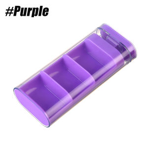 3 Compartment Small Pill Box Moisture Proof Case Travel Organizer for Pocket Purse Daily Portable Medicine Vitamin Container