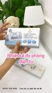 Nhiệt Ẩm Kế Đa Năng Moaz Bébé MB-027 thông minh đo chuẩn xác