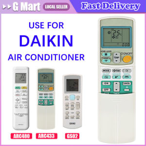 ⭐【LazTop Seller】【Daikin ARC480 ARC433 GS02】NEW Replacement AC Conditioner Fit for DAIKIN Air Conditioning Remote Control ARC480A1 ARC480A6 ARC433 ARC433A1 GS02 AC-RC-Daikin