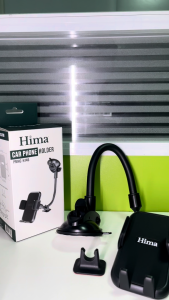 HIMA Car Phone Holder Windshield Dashboard Mount with 28cm Flexible Gooseneck Long Arm Strong Suction Cup Anti-Shake Stabilizer 360° Adjustable Universal Mobile Phone Holder for iPhone Samsung Huawei Xiaomi Oppo Vivo Google Pixel