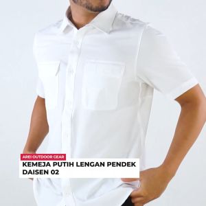 Kemeja Putih Lengan Pendek Daisen 02 Arei Outdoorgear